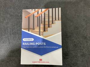 lot 213 image: Customizable Black Railing Post