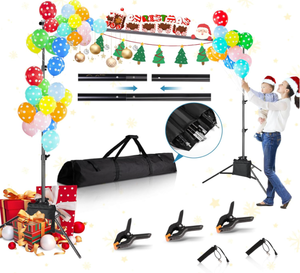lot 106 image: ZBWW Photo Video Studio Adjustable Backdrop Stand for Parties