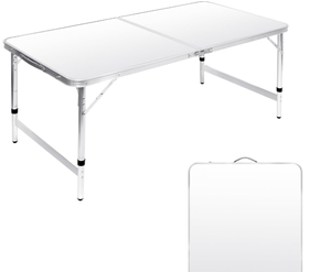 lot 118 image: Moosinily Folding Camping Table Adjustable