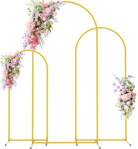 lot 120 image: Anmakou Wedding Gold Arch Backdrop Stand