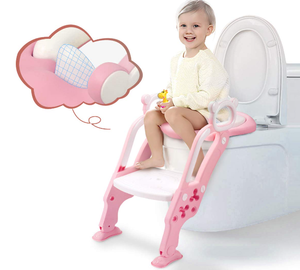 lot 121 image: GrowthPic Toddler Toilet Training Seat Ladder