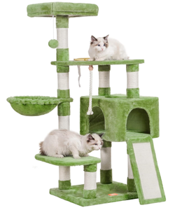 lot 154 image: Heybly Cat Tree, Cat Tower for Indoor Cats with Scratching Board