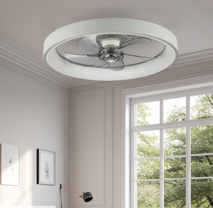 lot 175 image: 20 Modern Indoor Ceiling Fan with Lights Remote