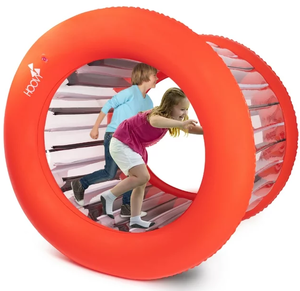 lot 176 image: Giant Human Hamster Wheel  65 Diameter  Inflatable Rolling Wheel