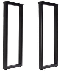 lot 259 image: Taelakeni 36 Inch Metal Bar Table Legs Set of 2
