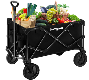 lot 407 image: Homgava Collapsible Folding Wagon Cart