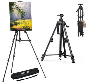 lot 428 image: Portable Artist Easel Stand Metal