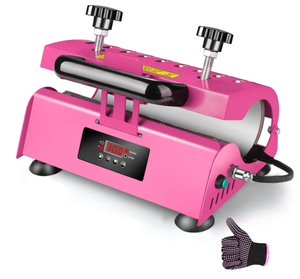 lot 436 image: Easydiy 110 V Portable Tumbler Heat Press Machine Pink