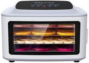 lot 447 image: Septree Food Dehydrator 4 Stainless Steel Trays Food Dryer Machine with Digital Timer
