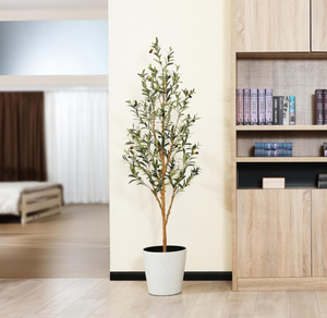 lot 453 image: PISKOAN 6FT Artificial Olive Tree