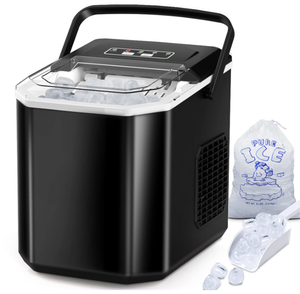 lot 464 image: Countertop Ice Maker, Portable Ice Machine with Carry Handle
