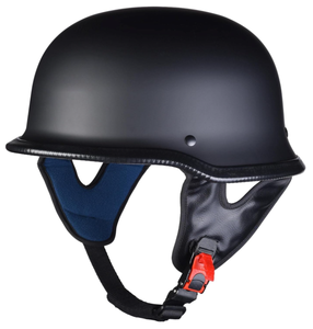 lot 465 image: AHR Motorcycle Helmet German Style Half Helmet