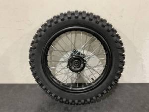 lot 497 image: 90100-14 Rear Wheel Tire  Rim Inner Tube with 15mm Bearing