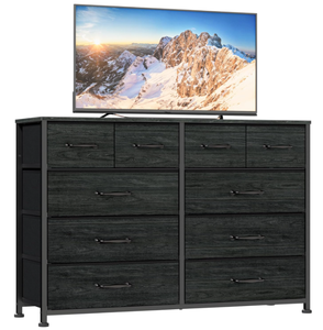 lot 84 image: Furnulem 10 Drawer Dresser for Bedroom