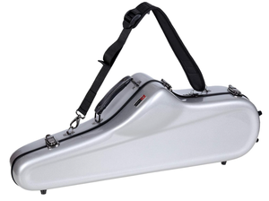 lot 501 image: Fiberglass Case for Tenor Saxophone with Removable Shoulder Straps