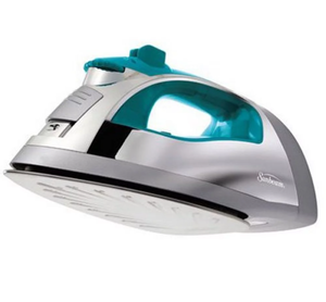 lot 503 image: Sunbeam GCSBSP-201 Steam Master Iron 1400 Watt Large ChromeTeal