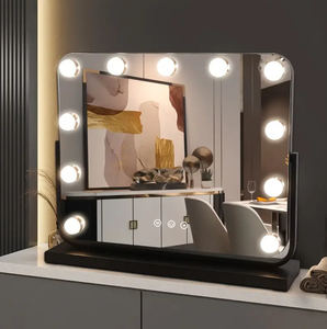 lot 504 image: Vanity Mirror With Lights Hollywood Lighted Makeup Mirror With 3 Color Modes