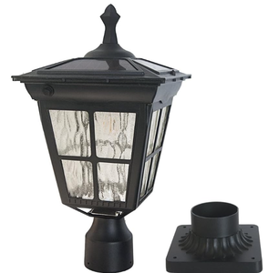 lot 505 image: Kemeco LED Cast Aluminum Solar Post Light