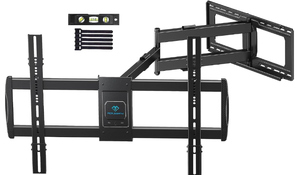 lot 509 image: PERLESMITH Long Arm TV Wall Mount for 50-95 inch TVs
