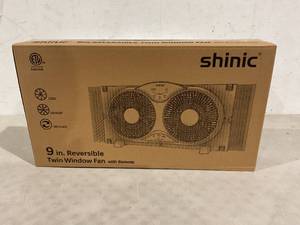 lot 564 image: shinic 9 Twin Window Fan with Remote Control