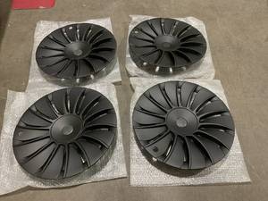 lot 569 image: POSWIS Tesla Model Y Wheel Covers 19 Inch Hubcaps