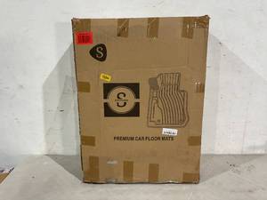 lot 573 image: Floor Mats for Tesla Model 3 Custom Fit 2021 2022 2023 All-Weather Cargo Liner