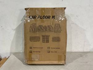 lot 574 image: SUPER LINER Floor Mats for Tesla Model Y 5-Seat 2021-2023 2024 Custom Fit All Weather