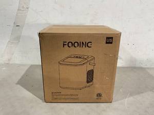 lot 580 image: Countertop Ice Maker, Portable Ice Machine with Carry Handle
