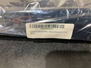 lot 526 image: Royhom Clear Table Cover Protector 2mm Thick