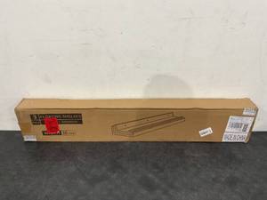 lot 552 image: Axeman Picture Ledge Shelves Rustic Oak Set of 3