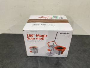 lot 554 image: Masthome Spin Mop and Bucket with Wringer Set