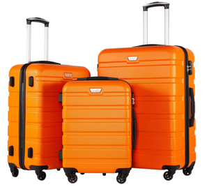 lot 98 image: Coolife Luggage 3 Piece Set Suitcase