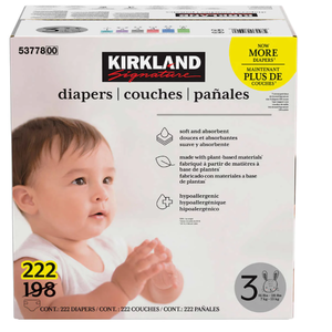 lot 578 image: Kirkland Signature Diapers Sizes 3
