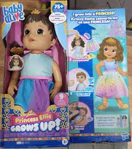 lot 31 image: HASBRO BABY ALIVE PRINCESS GROWS UP BLONDE-Princess Ellie