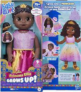 lot 32 image: HASBRO BABY ALIVE PRINCESS GROWS UP BLONDE-Princess Ellie