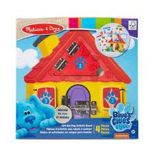 lot 39 image: Melissa & Doug Blues Clues & You Wooden Activity Board with Clue Cards