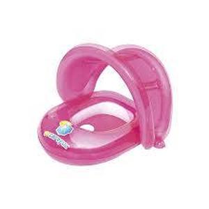 lot 46 image: Set of 2 H2OGo Bestway - UV Careful Baby Care Seat Pool Floats-Pink