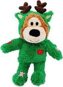 lot 50 image: Set of 3 Kongs Wild Knots Holiday Green Bear Dog Toys