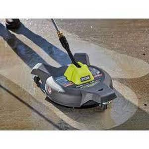 lot 53 image: Ryobi 12 in. 3100 PSI Electric Pressure Washer Surface Cleaner with Caster Wheels