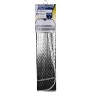 lot 67 image: Custom Accessories 40953 Sun Shade 63 L X 28.5 W Silver Foldable Silver