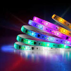 lot 73 image: Feit Electric 20 ft. Smart Color Chasing LED Strip Light