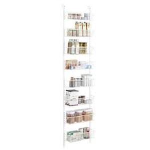 lot 75 image: Everbilt 8 Tier Over-the-Door Adjustable Pantry Organizer