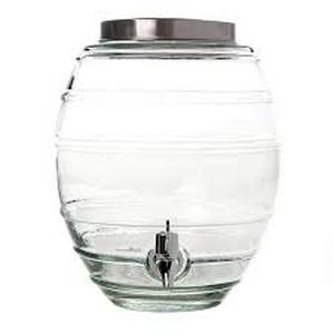 lot 102 image: Gibson Home General Store 2.1 Gallon Glass Beverage Dispenser