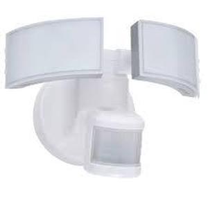 lot 114 image: Defiant 2050 Lumen 180-Degree LED Motion Activated White Outdoor Security Flood Light