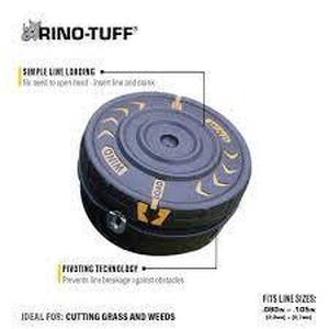 lot 122 image: Rino-Tuff Universal Autowind Pro Replacement Bump Head for Straight Shaft Gas and Select Cordless String Grass TrimmerLawn Edger