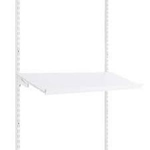lot 125 image: Everbilt 5.25 H 5-Pair White Vinyl Shoe Rack