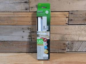 lot 144 image: Enbrighten Premium Direct Wire 12 in. LED White Under Cabinet Light