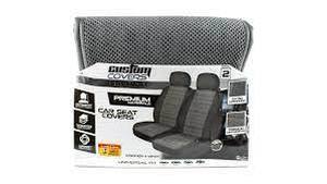 lot 194 image: Custom Covers Low Back Cooper II Grey Seat Cover (2 ct)
