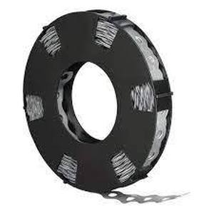 lot 201 image: 2 Boxes of 34 EMT One Hole Straps w Screw and 1 Roll 32 58 Perforated Hanger Stap