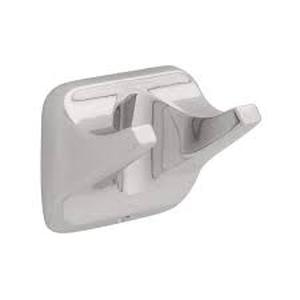 lot 182 image: Franklin Brass Futura Double Towel Hook in Brushed Nickel